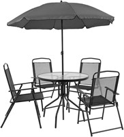 Flash Furniture Nantucket 6 Piece Patio Set