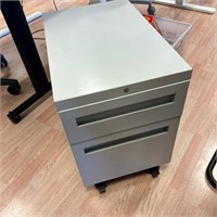 ROLLING 2 DRAWER PEDESTAL FILE 2X