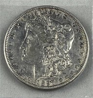 1897 Morgan Silver Dollar, US $1 Coin