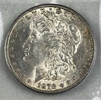 1878-S Morgan Silver Dollar, Quality w/ Luster