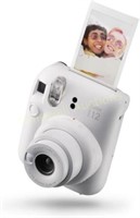 Fujifilm Instax Mini 12 Camera Clay White