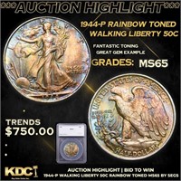 ***Auction Highlight*** 1944-p Walking Liberty Hal