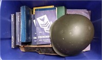 Tub of Vintage Navy Related Training Books and