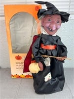 Vintage Halloween Witch Figure in Box