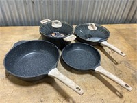 Carote Nonstick Pots and Pans Set, 6 pieces