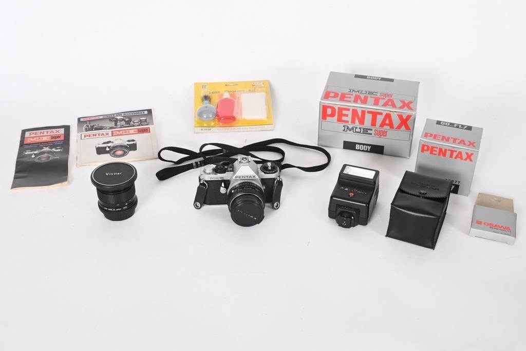 Pentax ME Super Camera & Accessories