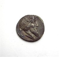 90 BC Titia I AU+ Denarius