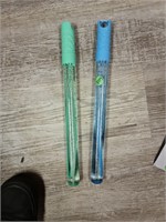 Green blue bubble wands