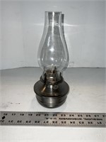 Pewter kerosene lantern