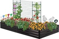 Galvanized Raised Garden Bed For Vegetables Flower