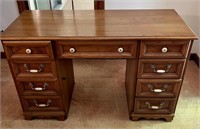 Solid Oak Wooden Desk