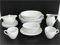 Lot of white German China pieces