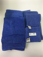 Lot of Blue Martha Stewart Towels