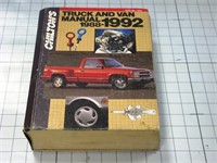 1992 Chilton's Truck Manual