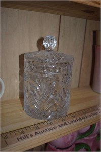 Small Glass Biscuit Jar