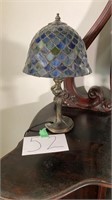 Mehlville Tiffany Lamp w/ Stained Glass Shade BR3