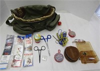 Fishing Bag W/Misc Contents