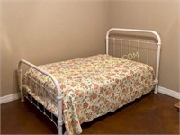 Nice iron bed w/ serta eurotop mattress