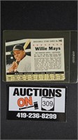 Willie Mays 1961 Post Baseball Star Card 145