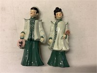 Florence Ceramics Japanese man and woman