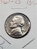 BU 1961-D Jefferson Nickel