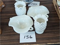 Lot of Milk Glass