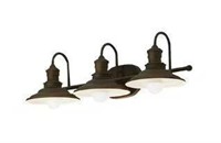 $90 Hainsbrook 3-Light Bronze Vanity Light