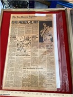 Des Moines Sunday Register August 17,1977 Elvis’s