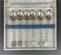 Vintage Sterling Silver Spoons Set of 6