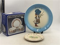 Holly Hobbie collectors edition plate, child’s