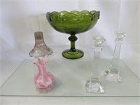Assorted Crystal & Glass Items