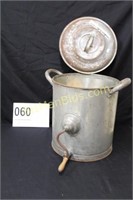 Canadian Metal Butter Churn - Complete