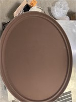 (6) NEW Oval Food Service Trays