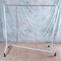 ROLLING COMMERCIAL CLOTHING Z RACK