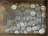 Assorted Half Dollars & Dollars US Coin Lot