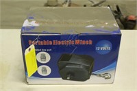 Portable 12V Electric Winch, Untested