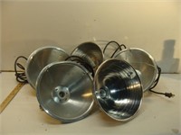 Five Heat Lamp Bases