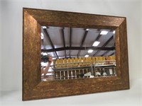 Beveled Mirror in Wide Frame