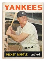 1964 TOPPS #50 MICKEY MANTLE CARD