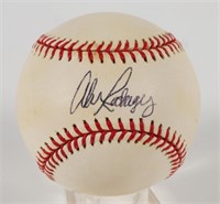 ALEX RODRIGUEZ SIGNED BASEBALL