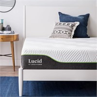 KING 12" LUCID Latex Hybrid Mattress