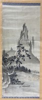 Chinese Ink Scroll Landscape Painting