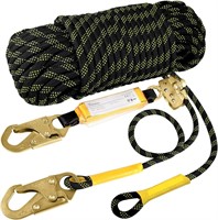 TRSMIMA Rope Harness Safety Lanyard50ft Vertical R