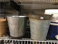 galvanized buckets