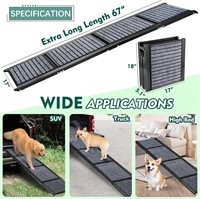 NEW Extra Long 67" Foldable Ramps