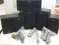 5.1 Sony Speaker System Model SS-MSP69R & Wire