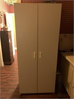 2 door white cabinet