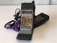 Vintage Motorola Flip Phone with Charger