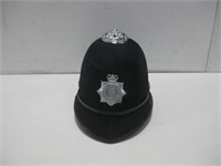 Vtg British Police Hat Observed Wear