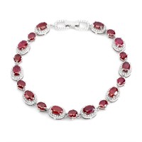 Natural Pigeon Blood Red Ruby Bracelet